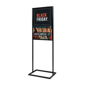 Poster Display Decor Click A1 Διπλής Όψης Μαύρο