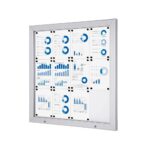 Εξωτερικού Χώρου Lockable Βιτρίνα Alpha 12xA4