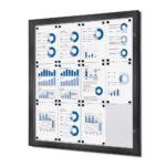 Εσωτερικού Χώρου Lockable Βιτρίνα Anthracite 12x A4