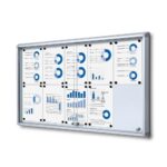 Εσωτερικού Χώρου Lockable Βιτρίνα με Sliding Doors 10x A4