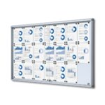 Εσωτερικού Χώρου Lockable Βιτρίνα με Sliding Doors 21x A4