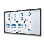 Εσωτερικού Χώρου Lock. Βιτρίνα Slid.Doors Slim 10xA4 Anthracite