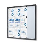 Εσωτερικού Χώρου Lock. Βιτρίνα Slid.Doors Slim 12xA4 Anthracite