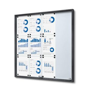 Εσωτερικού Χώρου Lock. Βιτρίνα Slid.Doors Slim 12xA4 Anthracite