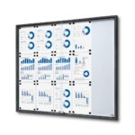 Εσωτερικού Χώρου Lock. Βιτρίνα Slid.Doors Slim 15xA4 Anthracite