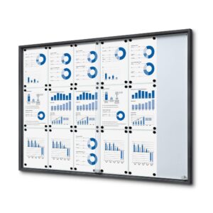 Εσωτερικού Χώρου Lock. Βιτρίνα Slid.Doors Slim 18xA4 Anthracite