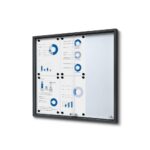 Εσωτερικού Χώρου Lock. Βιτρίνα Slid.Doors Slim 6xA4 Anthracite