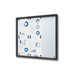 Εσωτερικού Χώρου Lock. Βιτρίνα Slid.Doors Slim 6xA4 Anthracite