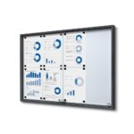 Εσωτερικού Χώρου Lock. Βιτρίνα Slid.Doors Slim 8xA4 Anthracite