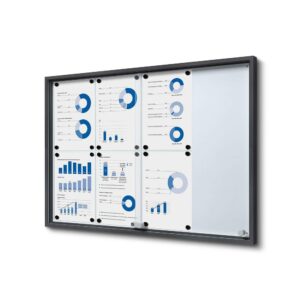 Εσωτερικού Χώρου Lock. Βιτρίνα Slid.Doors Slim 8xA4 Anthracite