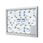 Εξωτερικού Χώρου Lockable Βιτρίνα με Gas Spring 18x A4