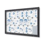 Εξωτερικού Χώρου Lockable Βιτρίνα με Gas Spring 21x A4 Anthracite