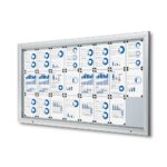 Εξωτερικού Χώρου Lockable Βιτρίνα με Gas Spring 24x A4