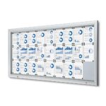 Εξωτερικού Χώρου Lockable Βιτρίνα με Gas Spring 27x A4