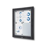 Εξωτερικού Χώρου Lockable Βιτρίνα 4x A4 Anthracite