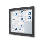 Εξωτερικού Χώρου Lockable Βιτρίνα 6x A4 Anthracite