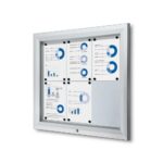 Εξωτερικού Χώρου Lockable Βιτρίνα 6x A4