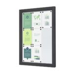 Εξωτερικού Χώρου Lockable Βιτρίνα Slim 9 x A4 Anthracite