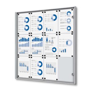 Εσωτερικού Χώρου Lockable Βιτρίνα Economy 12x A4