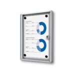 Εσωτερικού Χώρου Lockable Βιτρίνα Economy 1x A4