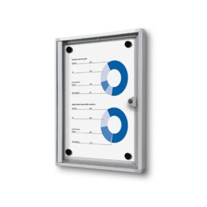 Εσωτερικού Χώρου Lockable Βιτρίνα Economy 1x A4