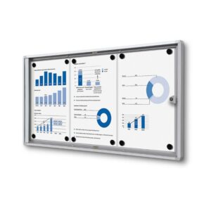 Εσωτερικού Χώρου Lockable Βιτρίνα Economy 3x A4