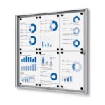 Εσωτερικού Χώρου Lockable Βιτρίνα Economy 6x A4