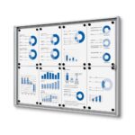 Εσωτερικού Χώρου Lockable Βιτρίνα Economy 8x A4