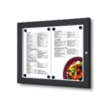Μαύρο Εξωτερικού Χώρου Menu Μη Φωτιζόμενο 2×A4