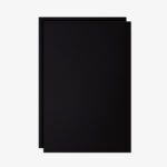 Set of 2 Μαύρο Writing Foils 50 x 70 cm