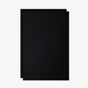 Set of 2 Μαύρο Writing Foils 50 x 70 cm