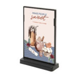 Scritto® Menu Stand T-Shape Μαύρο A5