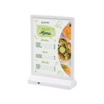 LED T Stand - A5 Portrait Λευκό