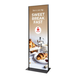 Totem Panel Plus 700x2000x3mm RAL9005 Μαύρο