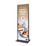 Totem Panel Plus 594x1682x3mm RAL9005 Μαύρο