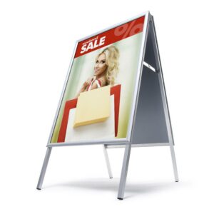 A-Board Stand Πεζοδρομίου Design Standard 25 mm Γωνίες 45° 50 x 70 cm