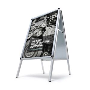 A-Board Stand Πεζοδρομίου 32 mm Weather Resistant Round Corners 50 x 70 cm