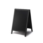 Natura Ξύλινο A-Board Μαυροπίνακα Μαύρο 55×85 cm