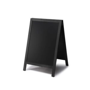 Natura Chalk A-Board Stand Πεζοδρομίου Μαύρο 55 x 85 cm