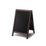 Natura Ξύλινο A-Board Μαυροπίνακα Dark Καφέ 55×85 cm