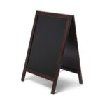 Natura Ξύλινο A-Board Μαυροπίνακα Classic Dark Καφέ 55×85 cm