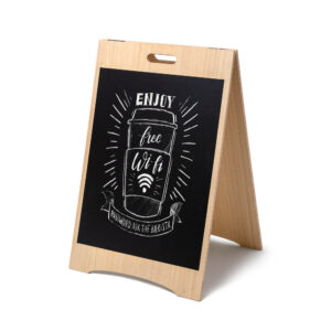 Ξύλοen A-Board Stand Πεζοδρομίου Economy