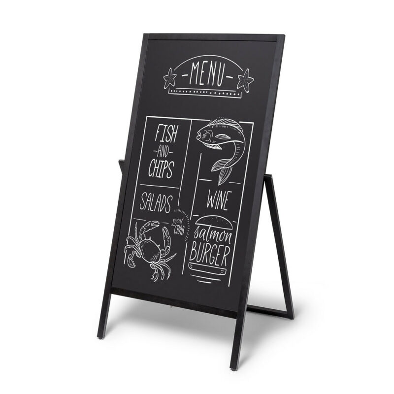 Ξύλινο A-Board Σταντ Flip