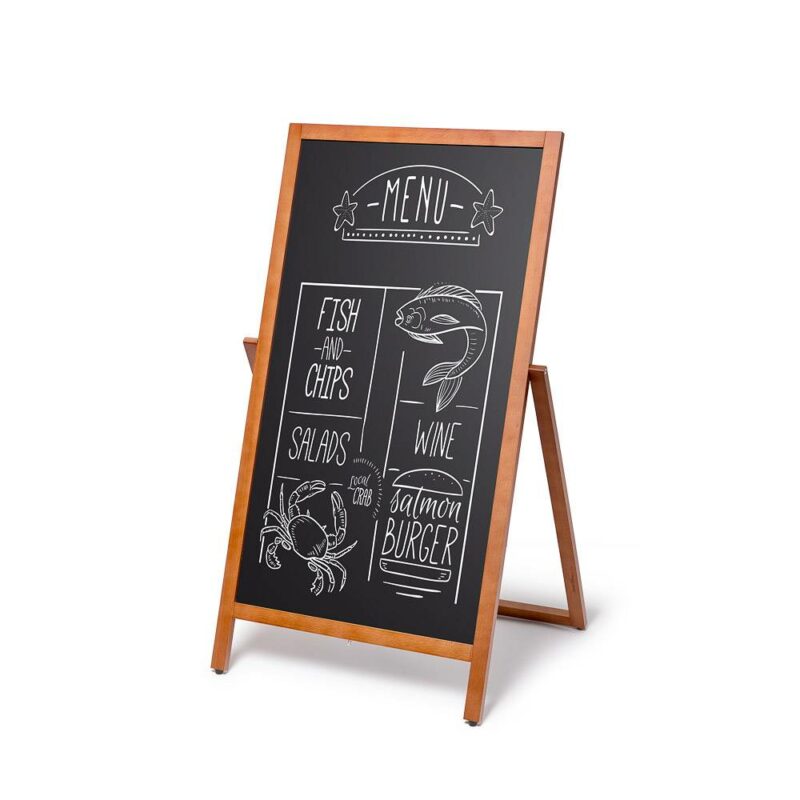 Ξύλινο A-Board Σταντ Flip