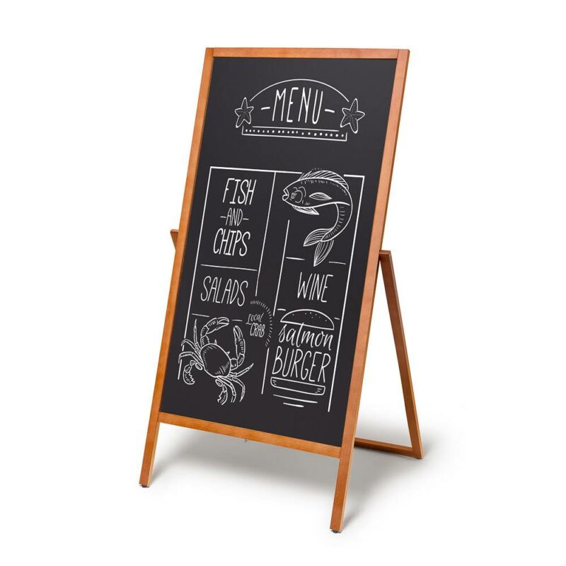 Ξύλινο A-Board Σταντ Flip