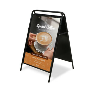 A-Board Stand Πεζοδρομίου Elegant Steel 50x70